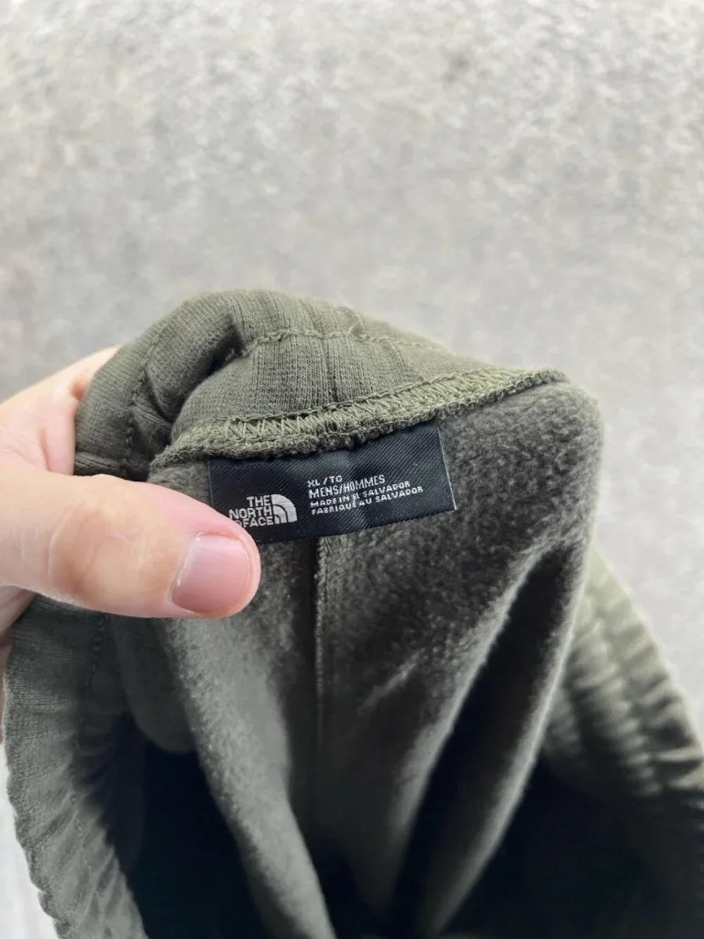 The North Face Jogger Sweatpants Mens XL Green Fleece Elastic Waist Pockets